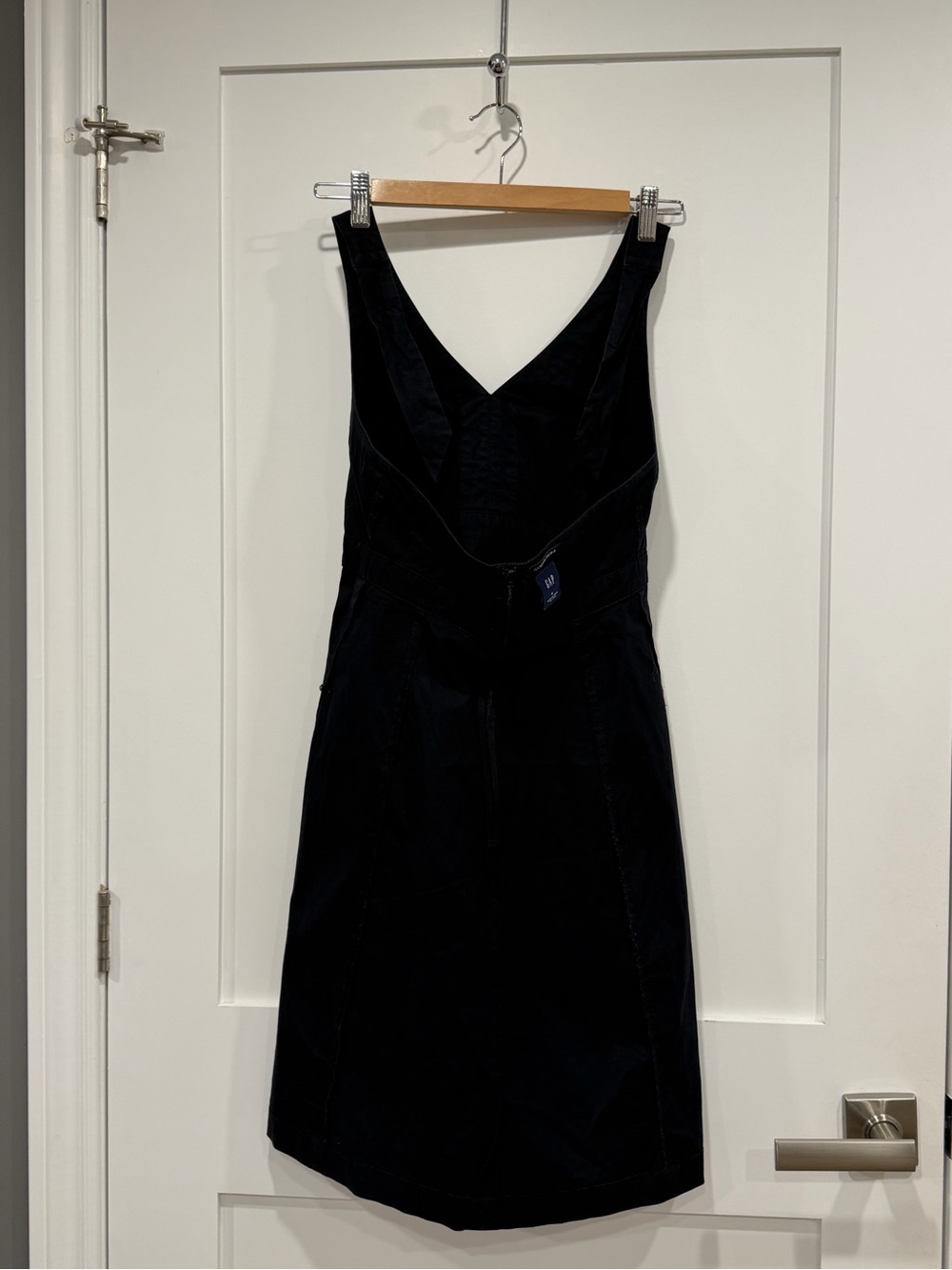Vintage, Y2K, GAP Black Halter Mini Dress - Picture 15 of 16